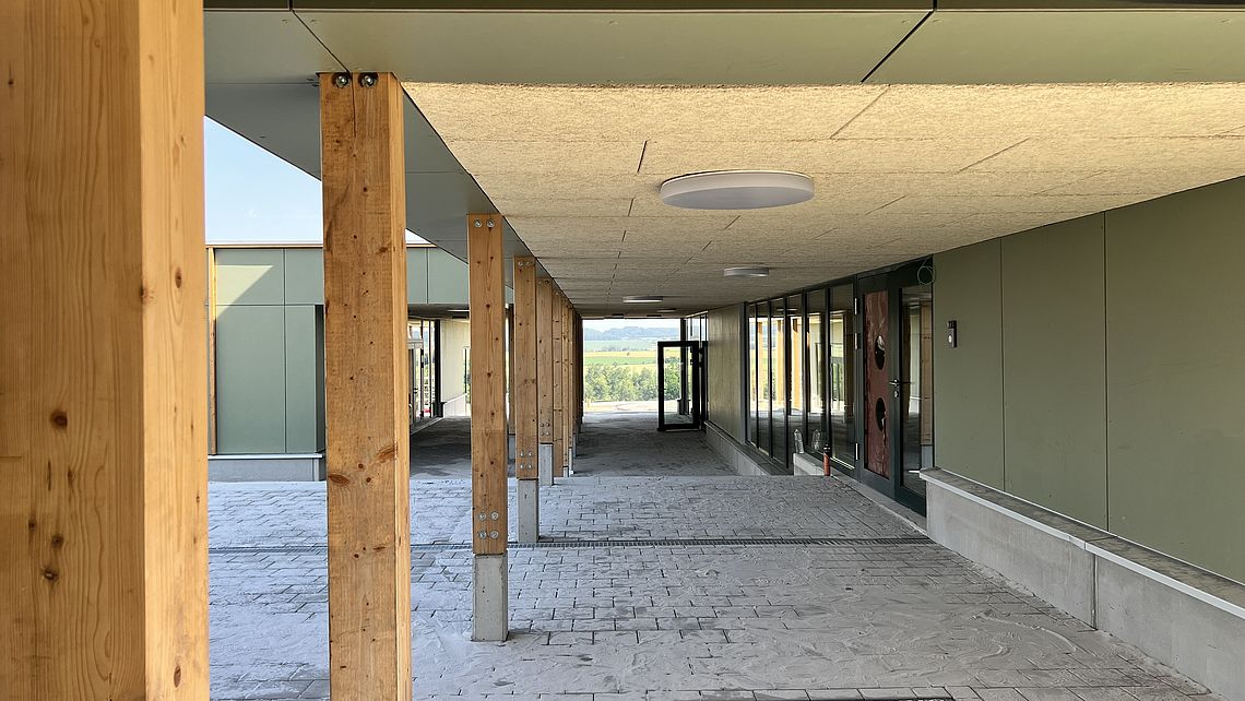 Ecole fondamentale Dorinne Spontin yvoir atelier architecture mathen